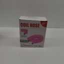 Yereen Garden Hose 25FT EVA Water Hose with 7-Pattern Spray Nozzle, Curly Self Coiling Lightweight Garden Hose, Retractable Drinking Water Safe Garden Coil Hose for Lawn Patio (Pink)