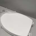 American Standard 5311012.020 Laurel Elongated Wood Toilet Seat with Cover, White
