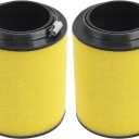AHL 2PCS Air Filter 17254-HP5-600 150914 Compatible with Honda TRX420FPM Rancher 420 EPS 2009-2013, TRX420TE Rancher 420 ES 2007-2013, TRX420TM Rancher 420 2007-2013