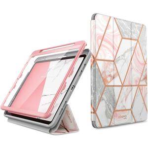 i-Blason Cosmo Case for iPad Air 5th Generation/4th Generation 10.9 (2022/2020), Full-Body Trifold with Built-in Screen Protector Protective Smart Cover with Auto Sleep/Wake & Pencil Holder (Marble)