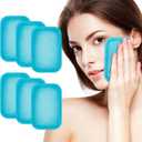 Reusable Small Ice Packs - Hot & Cold Mini Gel Cold Packs for Injuries, Sinus Relief, Tired Eyes, Headaches, First Aid, Pain Relief, Wisdom Teeth, Face - 6 Packs