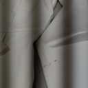 Women's Long Sleeve Mini Dress Pearl Square Neck Ruffle Hem Short Dress Bride Party Club Elegant Dresses (Medium, White)