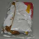 Zombie Girls Costume Kids Character Halloween Cosplay Mesh Top Pants Hooded Coat 3PCS Uniform Outfits (6-7 Years, Red)