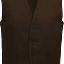 FAME Adult's 2 Pocket Vest (XX-Large, Brown)