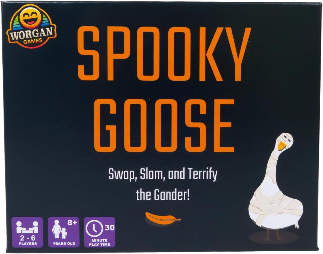 2 x Spooky Goose - Halloween Themed Card Game for Kids, Teens & Adults | Family-Fun Quick-Thinking Strategy Game | 2-6 Players | Age 8+