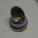 Toilet Flange Wax Ring with Anti-Backflow Valve, Grey, Rubber + Plastic, 3.2-4 inch Waste Line, Toilet Flange Sealing Ring with Check Valve