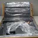 4 Step RV Stairs, Hot Tub Steps, Outdoor Spa Step Ladder with Handrail,Portable Economy 5th Wheel Stair for Travel Trailer, Motor Home, Camper and Porch with Non-Skid Tapes