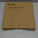 Ovutek Bathroom Scale for Body Weight, Highly Accurate Digital Weighing Machine for People, Upgraded Batteries Included, Compact Size, LED Display, Physician Scale with Sturdy Tempered Glass, 400lb (White)