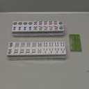 Set of American Mahjong Tiles, 166 American Mahjong Tiles with Green Color(1.2,Tiles Only Set)