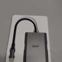 Acer USB C to Dual HDMI Adapter 4K@60Hz, 4-in-1 HDMI Splitter for Dual Monitors with 100W PD, USB 3.0, Docking Station Dual Monitor Compatible with Acer, MacBook Air/Pro, Dell XPS, HP, etc