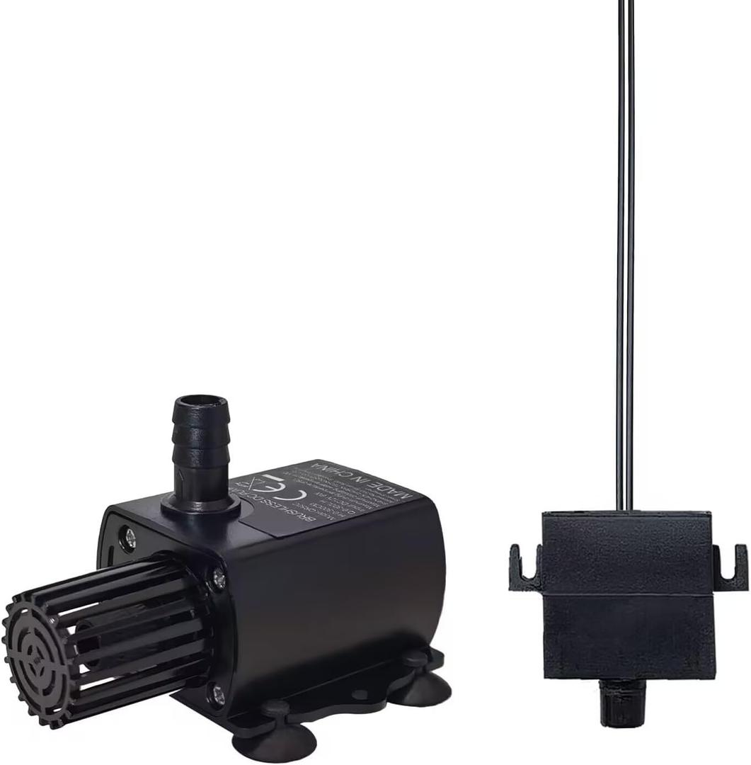 Small Sump Pump With Water Level Sensor,13 FT Drain Height,Mini Submersible Water Condensate Pump For Dehumidifier,Ice Maker,Tank,HVAC,Auto Shut Off