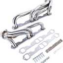 Short Tube Headers SBC Headers 1-1/2 in Replacement for 1988-1995 Chevy GMC C1500 C2500 K1500 K2500 1992-1995 Blazer Tahoe GMC Suburban Yukon 5.0L 5.7L 305 350
