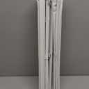 UNISHADES no Drill Cordless Roman Shades for Windows, 23" W 64" H - 100% Blackout - Linen - Mist White