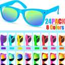 Kids sunglasses bulk,Kids Sunglasses Party Favor with UV400 Protection for Kids, Boys and Girls Age 3-8