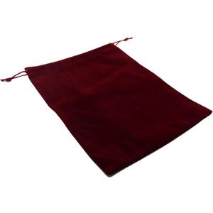 Aestivate 8 Pack Large Velvet Drawstring Pouch, Velvet Bag 810 Inch Storage Bag Cosmetics Pouches Dust Bag 8 Pieces(Dark Red)