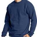 Hanes Men's EcoSmart Sweatshirt, Navy, Small 