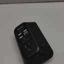 USB Wall Charger Surge Protector - Addtam 5 Outlet Extender with 4 USB Charging Ports (1 USB C), 3-Sided 1800J Power Strip Multi Plug Outlets Adapter Widely Spaced, Black