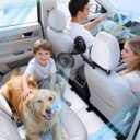 Car Fans for Backseat Kids, 3600mAh Rechargeable Battery Operated USB Car Backseat Fans with LED Display, 3 Speeds 360 Rotation Dual Head Car Seat Fan for Baby Rear Facing Cooling Fan for Vehicle RV