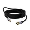 Mini USB Cable 12 FT, USB 2.0 A to Mini B Charging Cord Compatible with GoPro Hero 3+, PS3 Controller, MP3 Player, Dash Cam, Garmin Nuvi GPS, Camera, Blue Yeti, GPS Receiver, Snowball iCE Mic, TI-84
