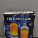 CPPSLEE Upgraded LED Flame Light Bulbs, 4 Modes Flickering Light Bulbs, E26 Base Fire Flame Bulb for Christmas Decorations Outdoor, Halloween Lights Patio Indoor Home Decor (Yellow, 2 Pack)