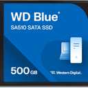 Western Digital 500GB WD Blue SA510 SATA Internal Solid State Drive SSD - SATA III 6 Gb/s, 2.5"/7mm, Up to 560 MB/s - WDS500G3B0A