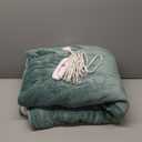 Electric Blanket Twin 62''X84'' Heated Blanket Green, Ultra Soft Silky Flannel & Fluffy Sherpa Heating Blanket with 5 Heat Levels & 10 Hrs Timer, ETL Certified & Overheat Protection, Gifts for Grandma