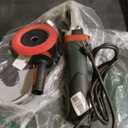 Metabo 6-Inch Flat Head Angle Grinder | 13.5 Amp | 9,600 RPM | Electronics | Non-locking Paddle Switch | Brake | WEPBF 15-120 Quick