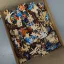 Stained Glass Puzzles for Adults 1000 Pieces and up, PICKFORU Sunflowers Puzzle as Home Decor, Butterfly Flower Puzzles as Home Decor, Sunflower