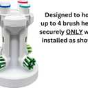 for Oral-B Countertop Electric Toothbrush Replacement Brush Head Holder Organizer Stand