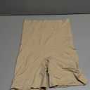 BESTENA Shapewear Shorts, High Waisted Shapewear for Women Tummy Control, Seamless Body Shaper Shorts Thigh Slimmer (Large, Nude)