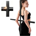 Back Straightener Posture Corrector for Women and Men - 32 Inch Heavy Duty Back Cracker with Anti-Slip and Cushioning Pads - Compatible Back Stretcher for Whole Family