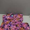 Aqua Eve Plus Size Swim Dress - Two Piece Tankini Swimsuit Tummy Control Bathing Suit with Shorts 2025 Purple Pink Leaves, 24W