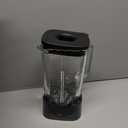 Oster Extreme Mix Blender, 64oz Glass Jar, 3 iBlend Preset Functions, 1600-Watts, 10-Point Blade Stack with Titanium Coating & 24oz Blend-N-Go Cup