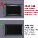 Screen Protector for DJI OSMO Action 5 Pro Camera + Lens cap Cover [2+6 Pieces], 0.3mm 9H Hardness Tempered Glass, Anti-Scrach Anti-Bubble