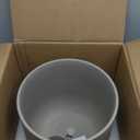 LE TAUCI 12 Inch Pots for Plants, Ceramic Large Planters for Indoor Plants, Indoor Plant Pots for Home Garden Patio Office, Planter Pots with Drainage Hole and Rubber Plug, Neutral Gray