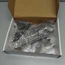 QCF Christmas Stocking Holder Stand & 8 Hooks, 54 Inch Metal Coat Rack & Christmas Tree Decorations, Freestanding Clothes Tree with Antiskid Triangular Base, Gifts Hallstand for Indoor and Outdoor