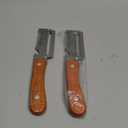 2Pcs Multifunctional Vegetable Peeler,Zero Snag Wooden Peeler,Zero Snag Wooden Kitchen Tool with Bottle Opener,3 in 1 Kitchen Gadgets Stainless Steel Peelers for Fruit Veggie