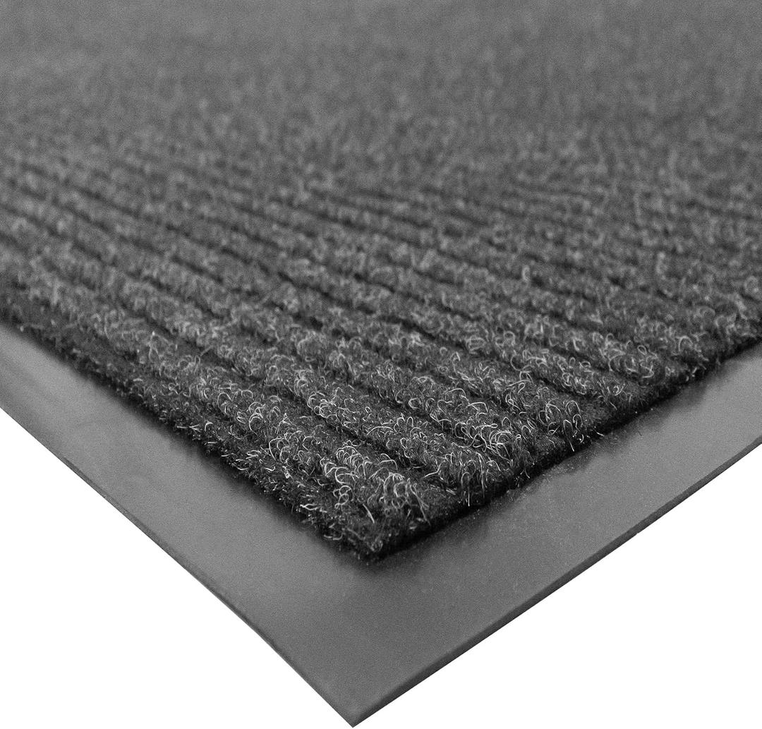 UNIMAT Traffic Guard Door Mat, 3x 5 (36 x 60), Heavy Duty Waterproof Doormat, Stain and Fade Resistant Welcome Mats, Durable Rubber Backing, Low Profile Entryway Rug, Shoe and Boot Scraper.