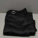 NICETOWN Halloween Patio Blackout Curtain Shades, 2 Panels, 55 inches x 102 inches, Black, Summer Home Decoration Thermal Insulated Grommet Blackout Draperies/Drapes for Kitchen