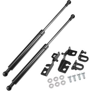 2 Pcs Front Hood Lift Supports Struts Shocks Gas Spring for Mazda MX-5 ND MX5 Miata Roadster 2015-2023 Black Replace Parts