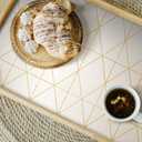 My Style Lennon Gold Geo Peel and Stick Wallpaper