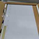 ARCOBIS Dry Erase Calendar Whiteboard Cork Board Combo, 24"x18" Magnetic White Board Calendar Dry Erase for Wall, Gold Frame Monthly Combination Board for Office, Home, School