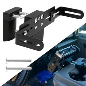 Upgrade Adjustable Cup Holder RadioMount - Clamping Mount, Drinks Cup Holder Mount CB Radio Mounting Brackets Fit for Ham CB Pro Satellite Radio & All Universal 2 Hole fit AMPS Pattern mounting Device