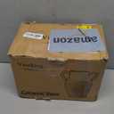 Large Ceramic Rustic Vase with 2 Handles, 9.8 inch Farmhouse Flower Vase, Minimalist for Home Decor, Living Room, Shelf Decor, Pampas Grass, Enterway, Table Decoration, Gift, Off White