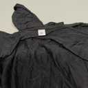 Women's Lightweight Crinkle Wrap Jacket - Long Sleeve Open Front Cardigan with Side Tie, M
