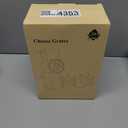 4-in-1 Rotary Cheese Grater Handheld, Lightweight Body with 4 Stainless Steel Blades & Non-Slip Suction Base, for Shredding Parmesan, Slicing Vegetables, Grating ChocolateRed