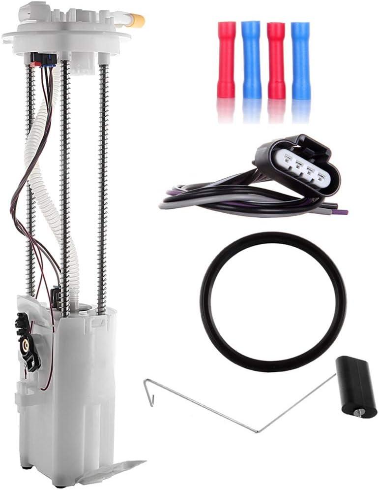 ECCPP Fuel Pump Assembly E3501M fit for Chevrolet Chevy Silverado GMC Sierra 1999 2000 2001 2002 2003 4.3L/4.8L/5.3L w/sending unit for Silverado 1500 2500 3500 for Sierra 1500 2500 3500, 25314655
