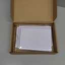 LemonSecret 54 Sets Welcome Cards for Guests with Envelopes 4 x 6 Inch Kraft Brown Rustic Blank Notecards & Envelopes Blank Floral Cards for Guests & Employees Wedding