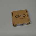 OFFO Shower Head Swivel Ball Adapter, All Metal Adjustable Shower Arm Extension Connector Universal Showering Component Solid Brass, Matte Black