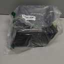 Party Essentials Party Supplies Disposable Classic Square Plastic Plates For Wedding/All Occasions, 6.5", 70-Count, Black